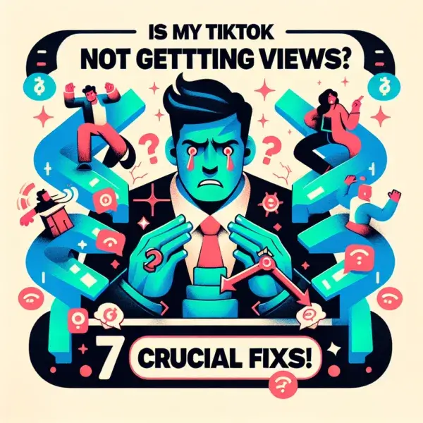 why is my tiktok not getting views