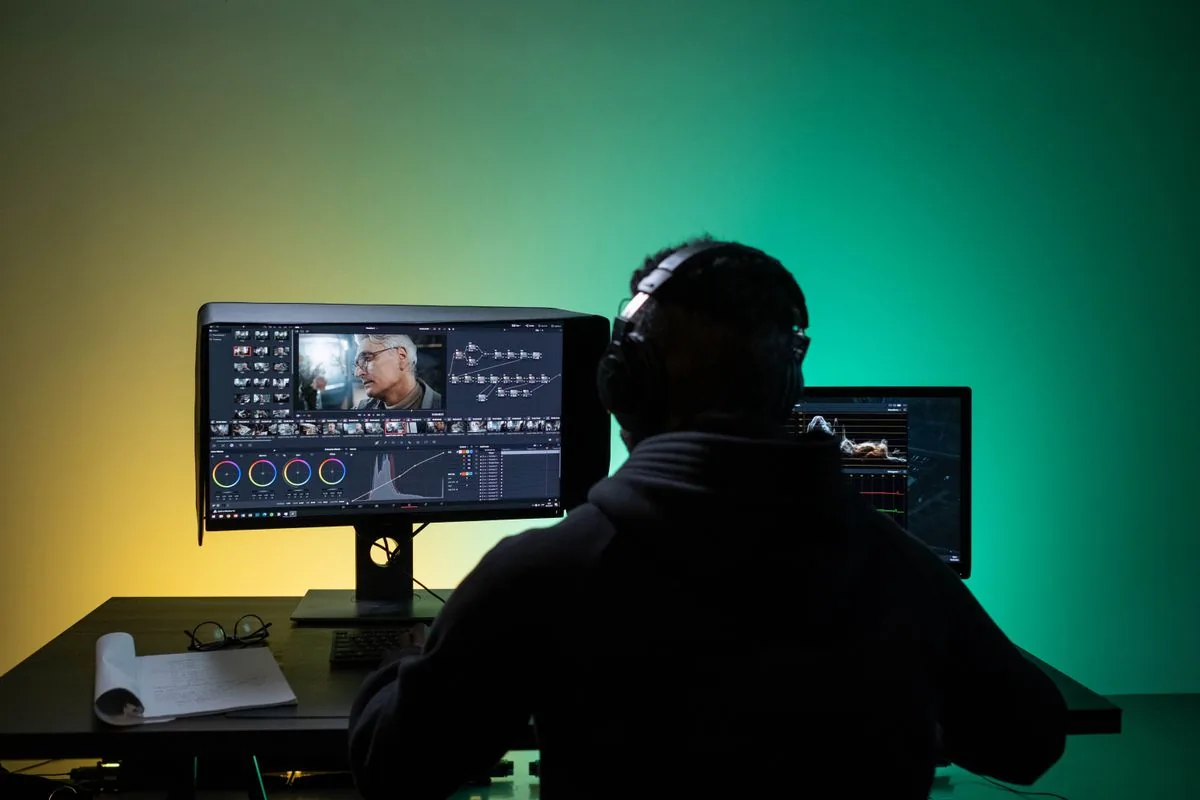 Creator editing a video with a strong hook to earn genuine YouTube likes and turn bought likes into organic engagement